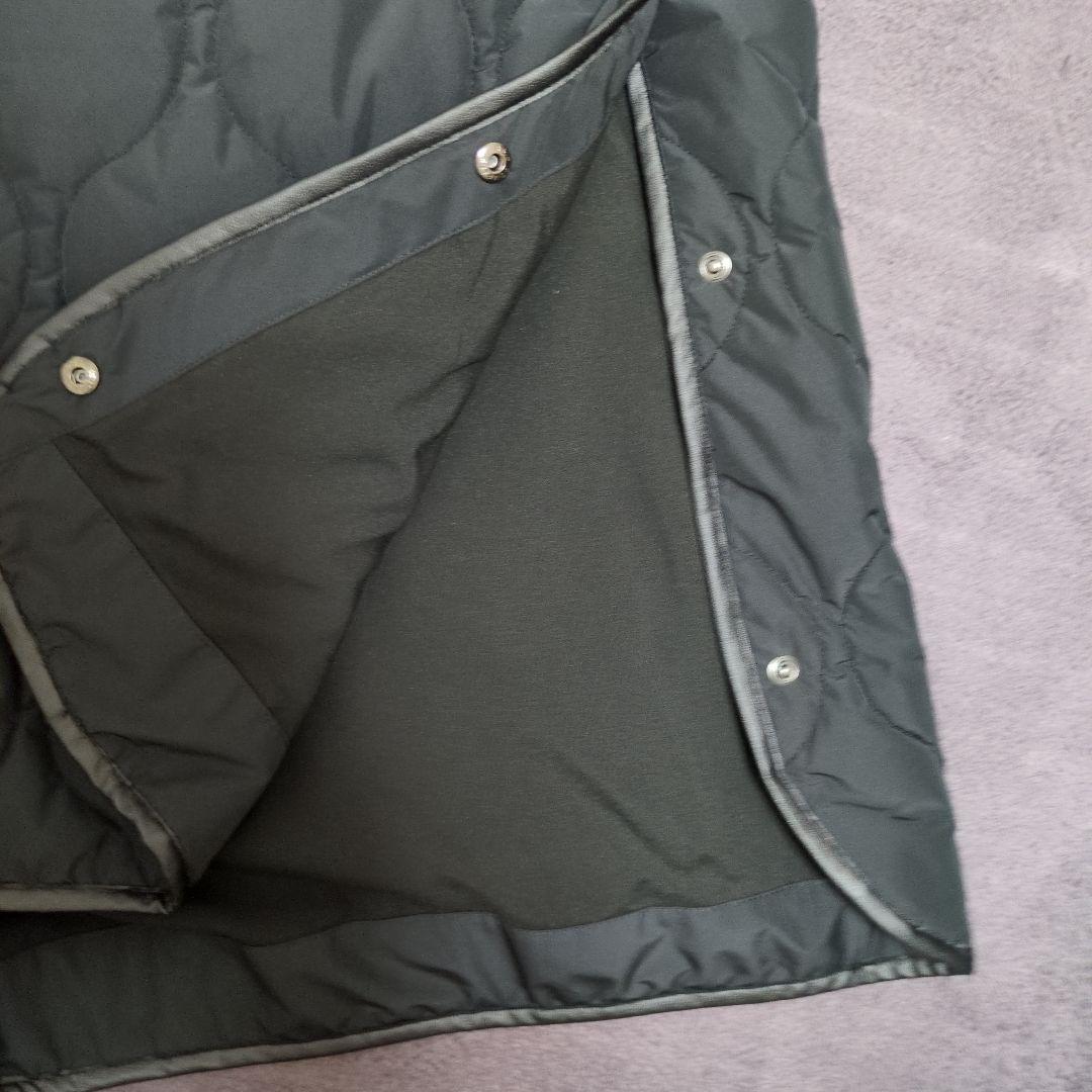 プラステ　キルティングコート　黒