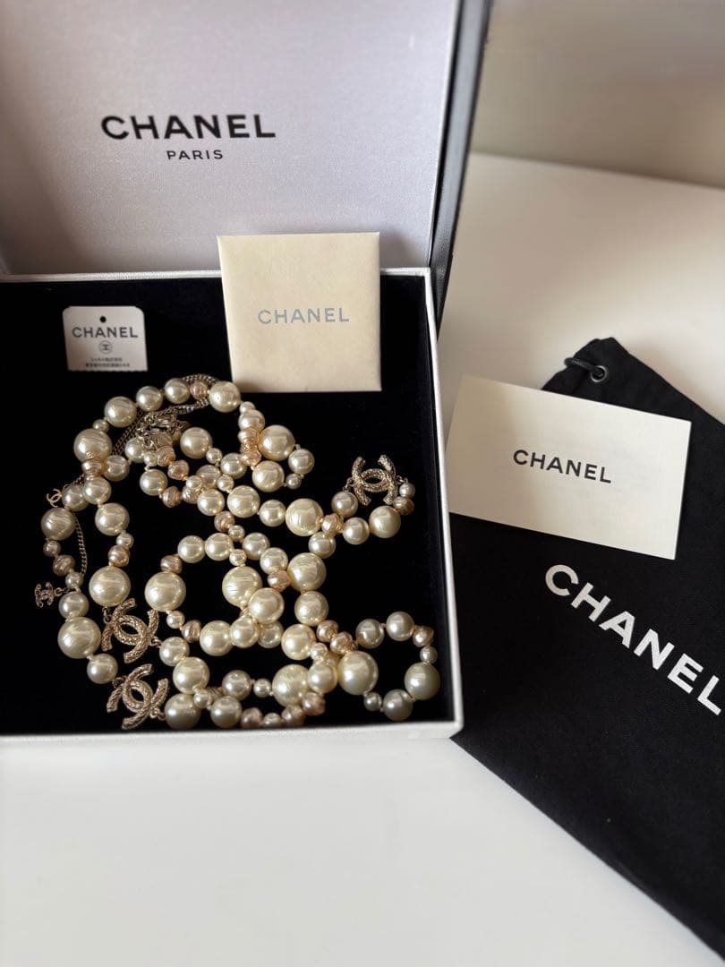 CHANEL◼️ロングネックレス◼️パール