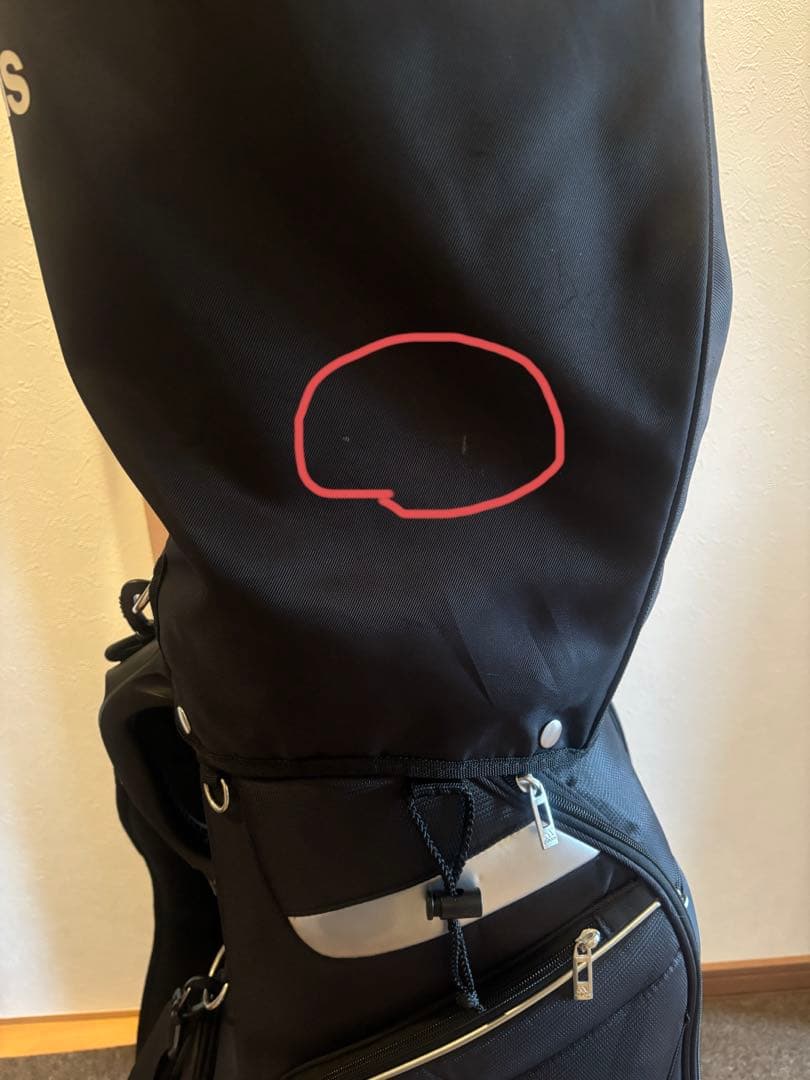 adidas キャディバック カバー付 美品