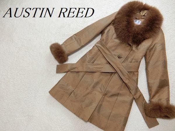 みゆ　オースチンリード　ライナー付　ファー　ベルテッド　チェスターコート