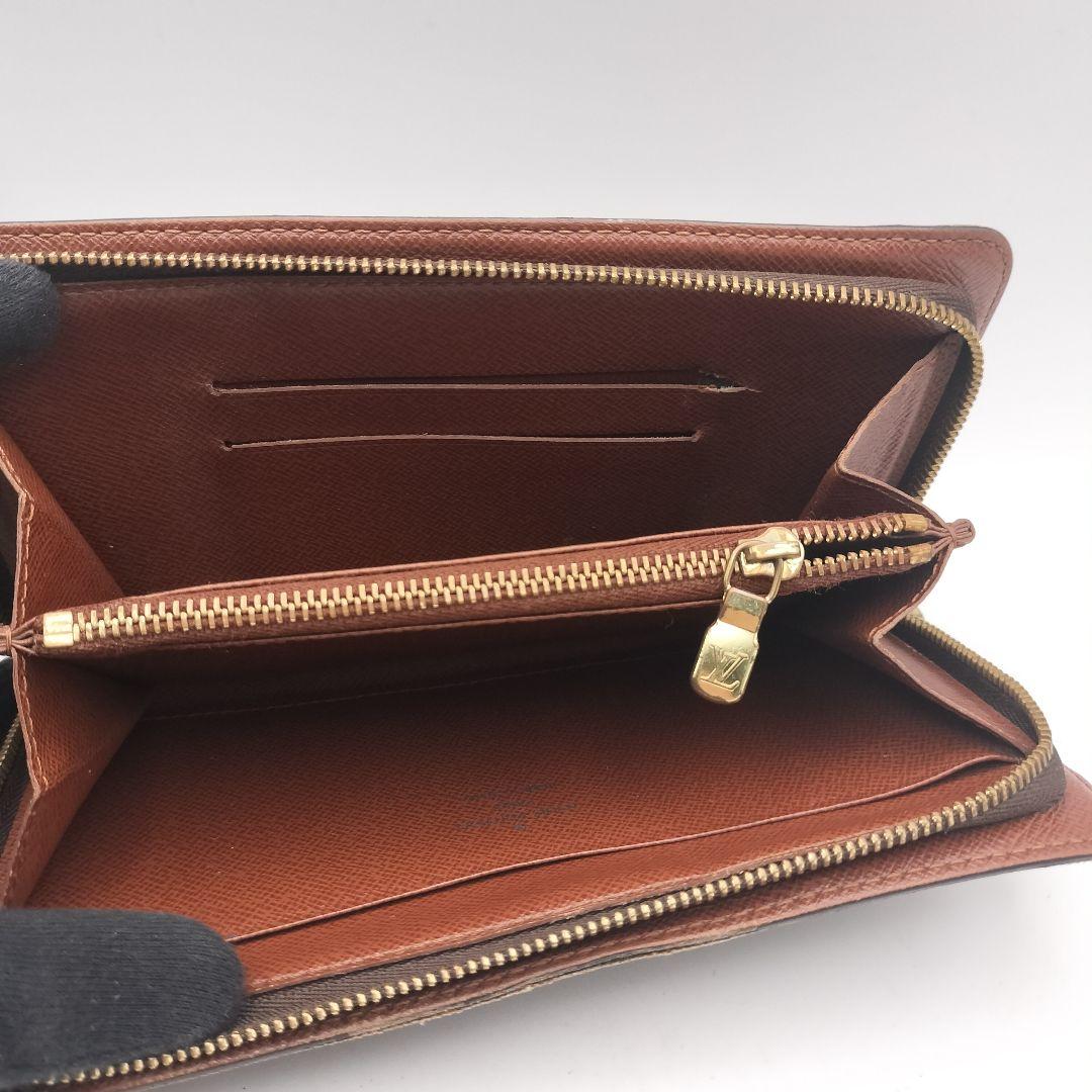 ルイヴィトン　長財布　財布　ポルトモネジップ　モノグラム　ブラウン