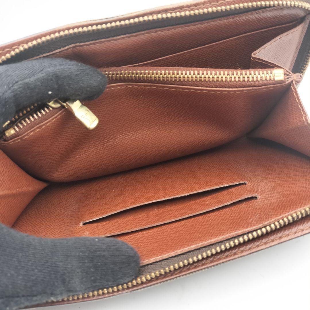 ルイヴィトン　長財布　財布　ポルトモネジップ　モノグラム　ブラウン