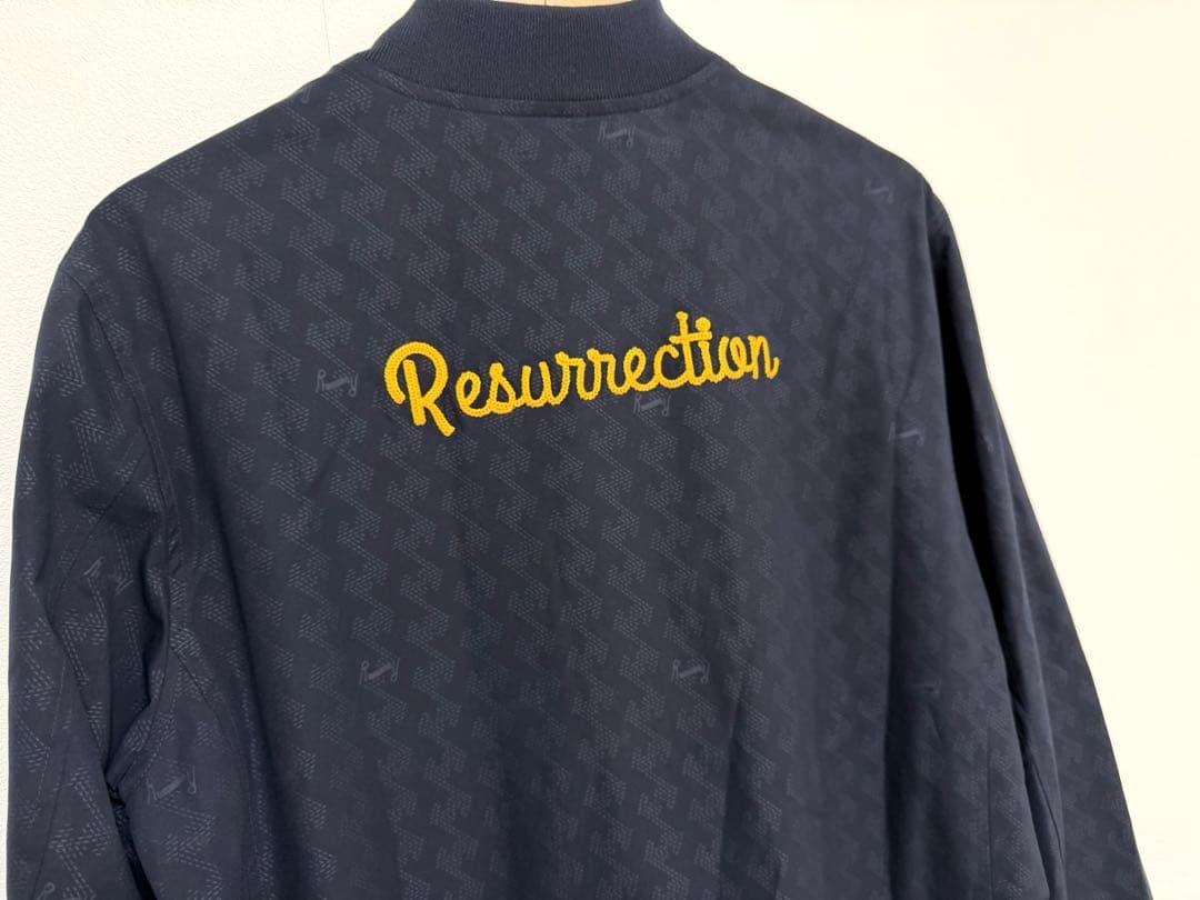 Resurrection GMエンボスライトブルゾン　メンズLサイズ