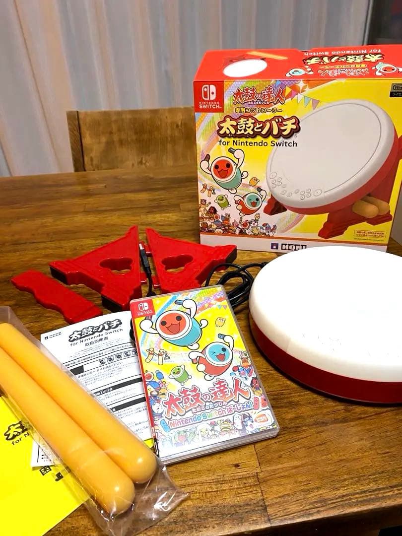 太鼓の達人　太鼓とバチ　美品　専用コントローラー　Nintendo Switch