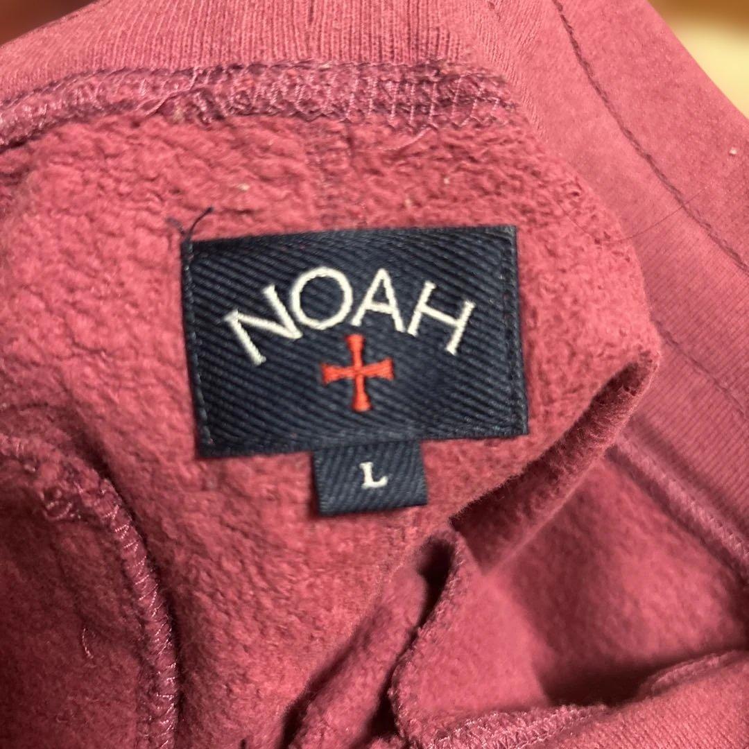 NOAH ノア スウェットパンツ ロゴ刺繍 バーガンディ ワインレッド