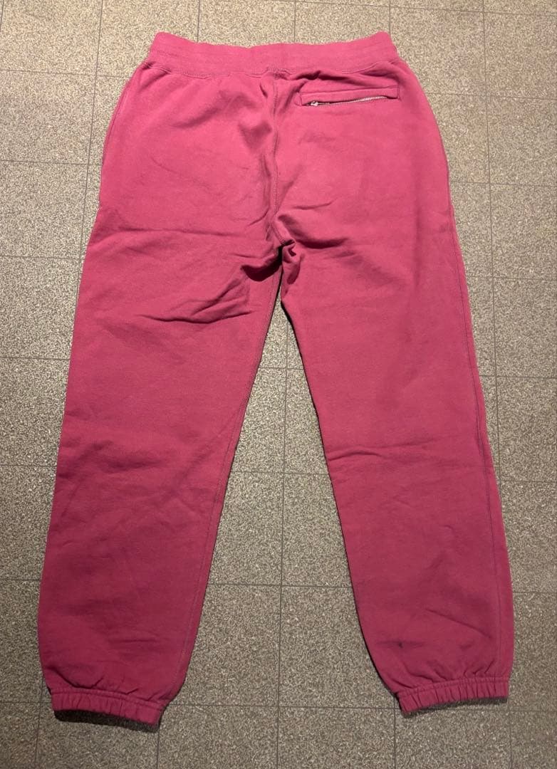 NOAH ノア スウェットパンツ ロゴ刺繍 バーガンディ ワインレッド