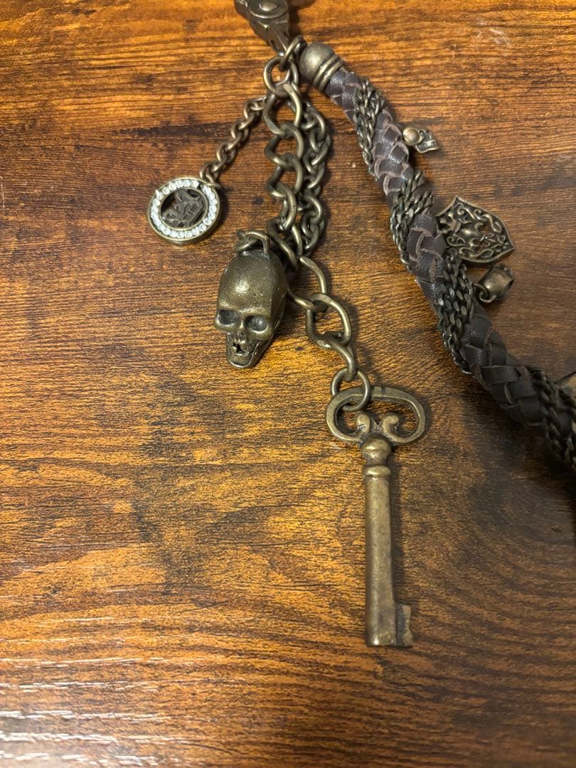 新品　Diavlo スカルウォレットチェーン