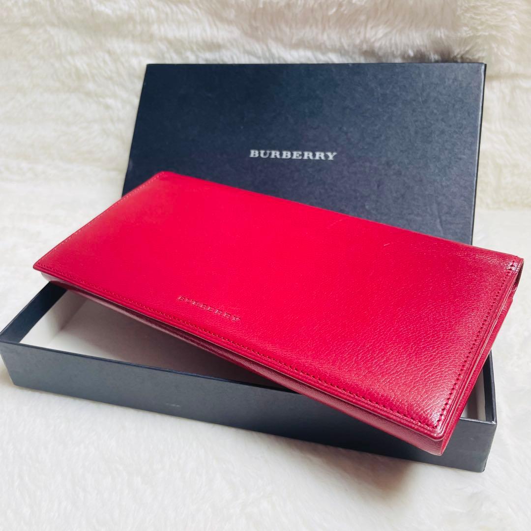 極美品　BURBERRY がま口　長財布　二つ折り　ノバチェック　おしゃれ