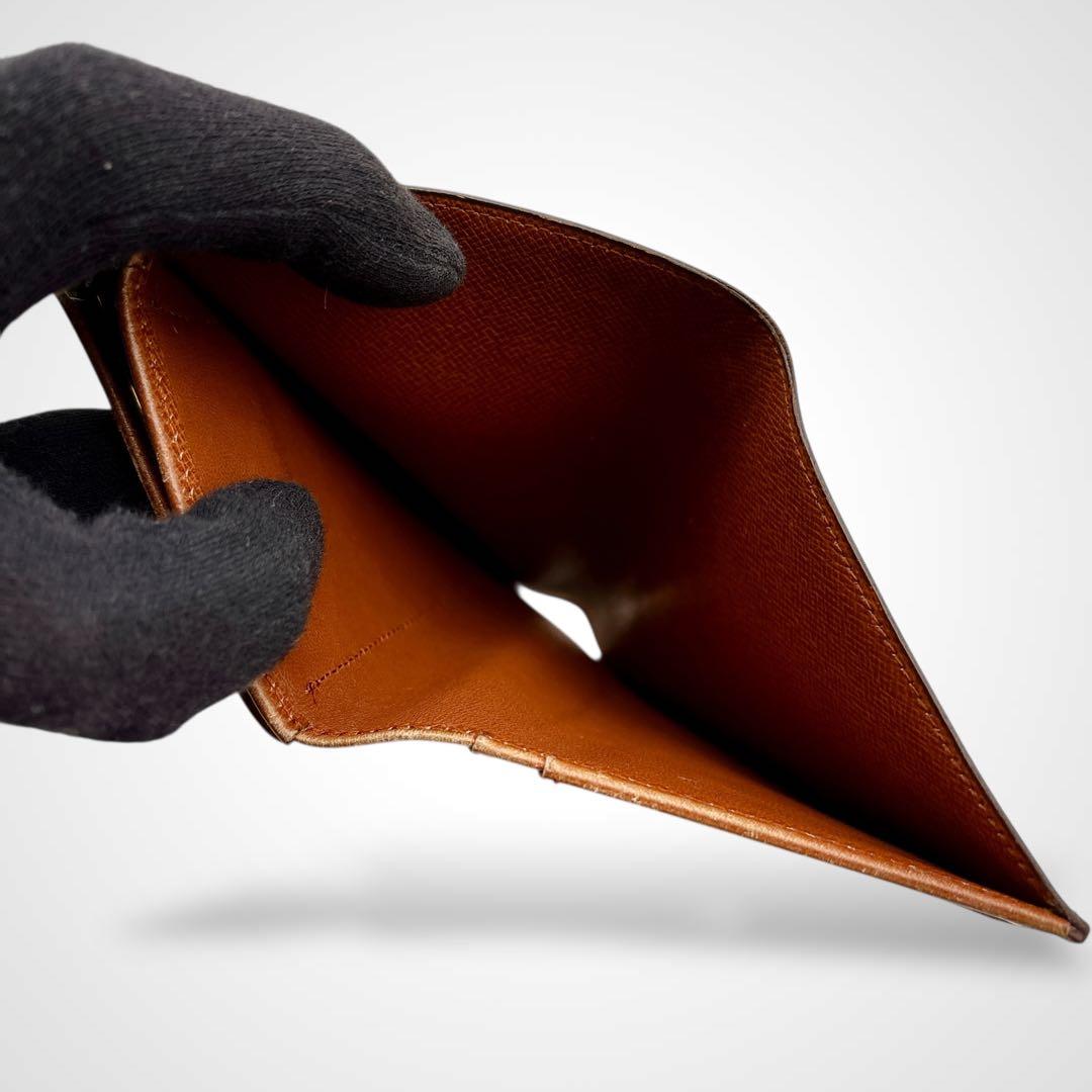 美品✨ルイヴィトン モノグラム 二つ折り財布 ポルトモネビエ ヴィエノワ がま口