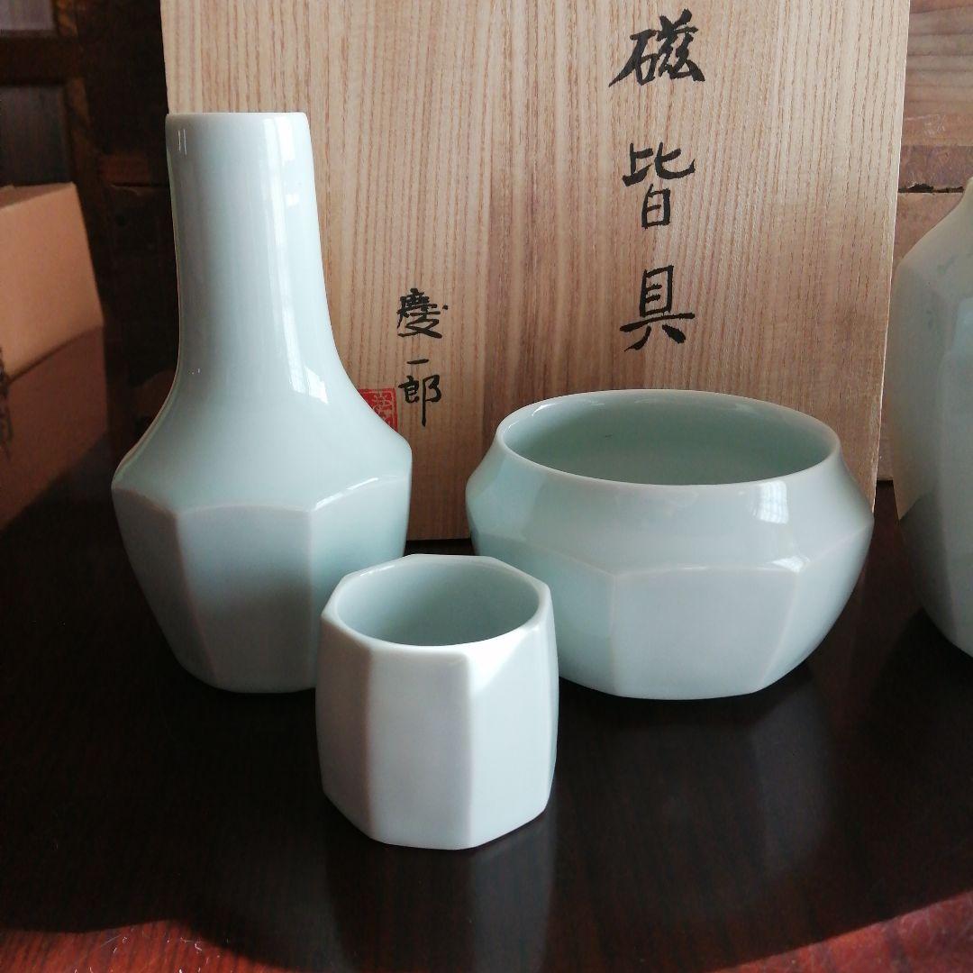 川越　松本慶一郎　白磁皆具