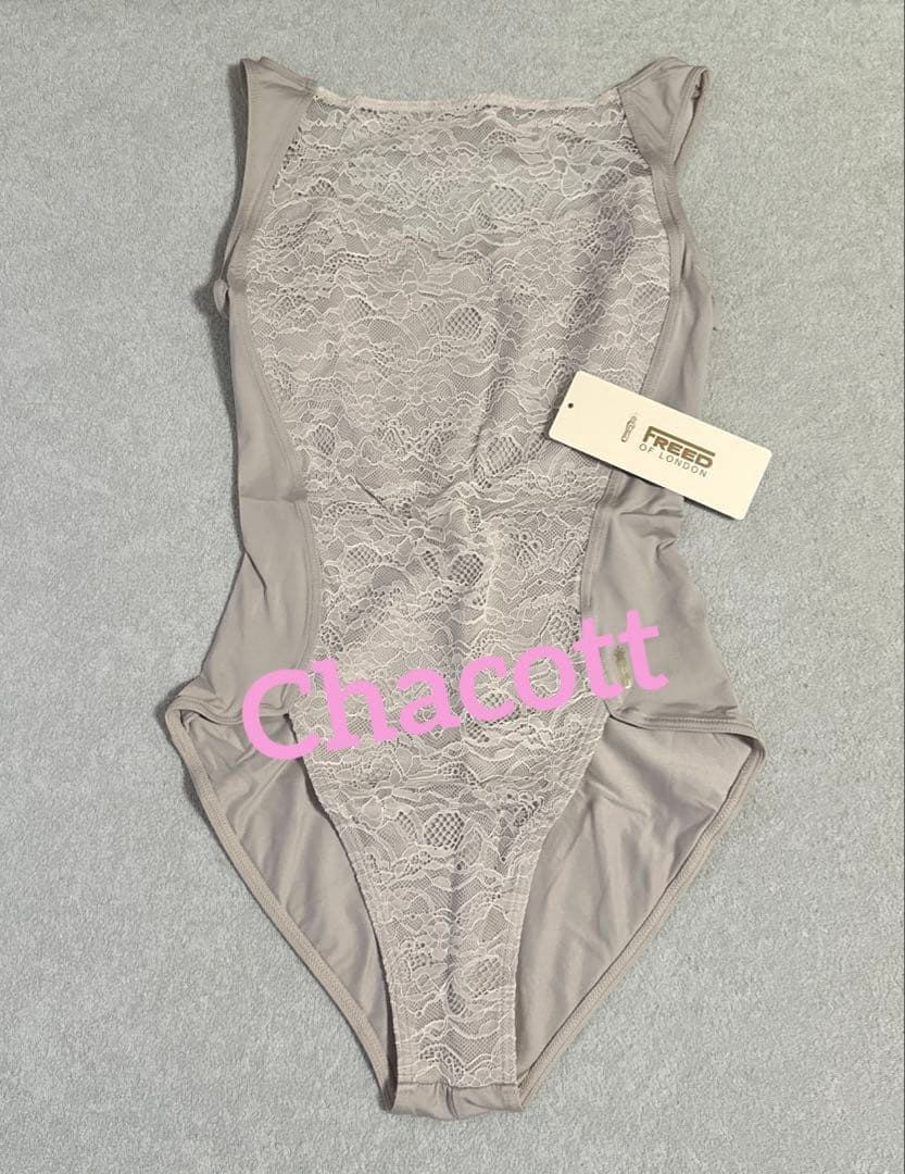 お値下げ⬇︎Chacott レースレオタード　オシャレカラー　未使用品　Mサイズ