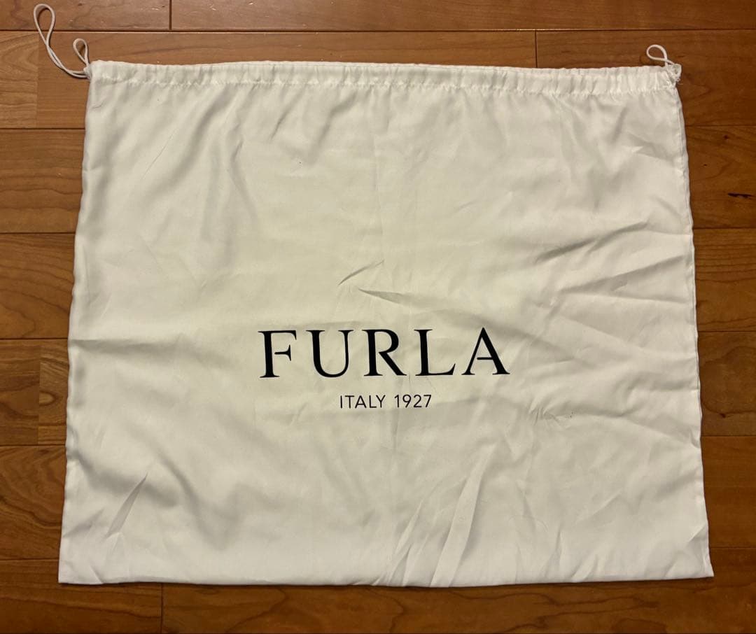 FURLA フルラ　ジョアン　トートバッグ　ブラック　シボ革　大容量　黒