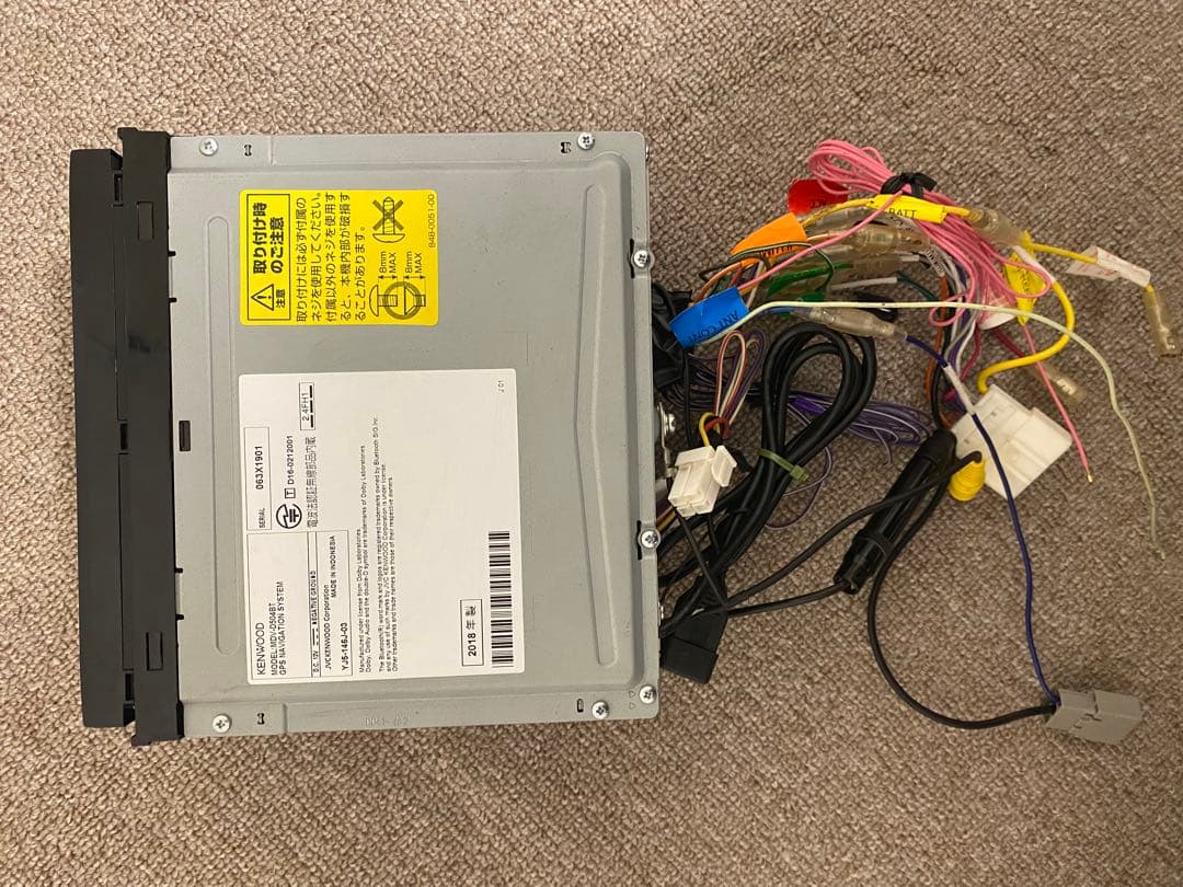 ★KENWOODカーナビMDV-D504BT★地図データ2016年 ケンウッド