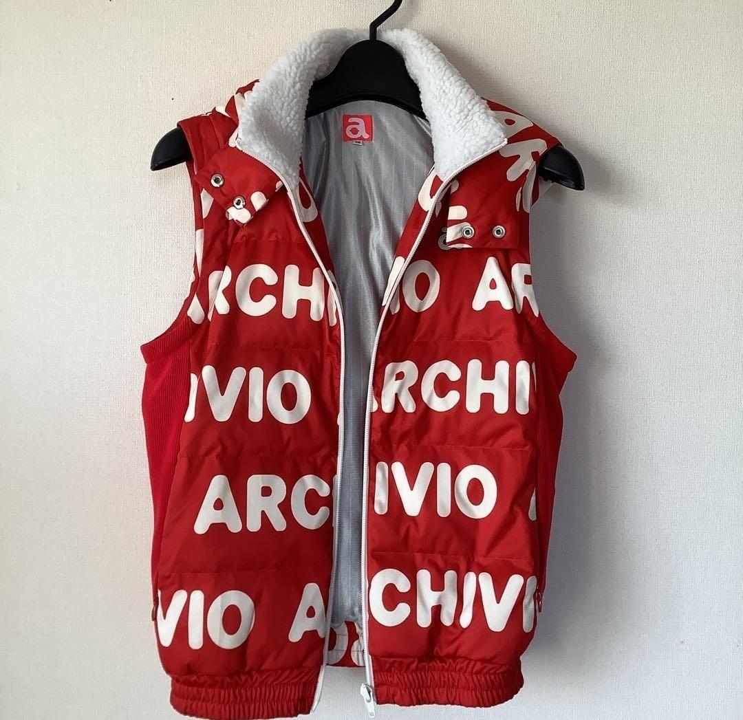 archivio ダウンレディース　ロゴジャケット　中わたS