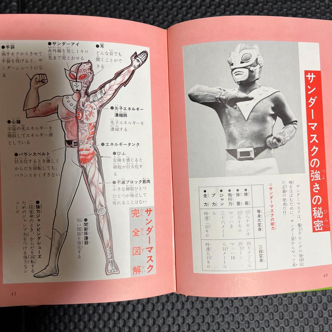 サンダーマスク図鑑 　冒険王編集部編