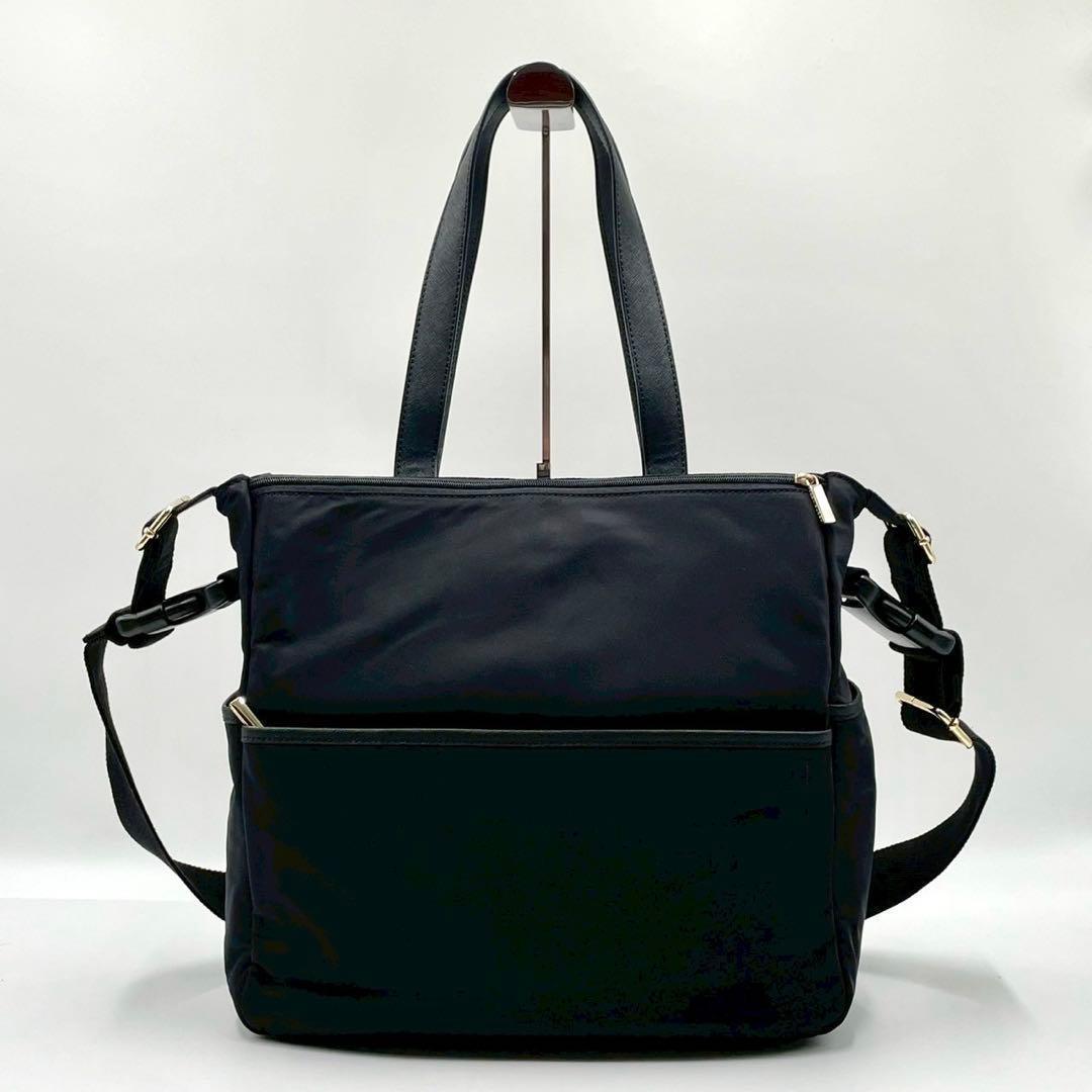 Tory Burch トリーバーチ 2way トートバッグ ブラック 黒