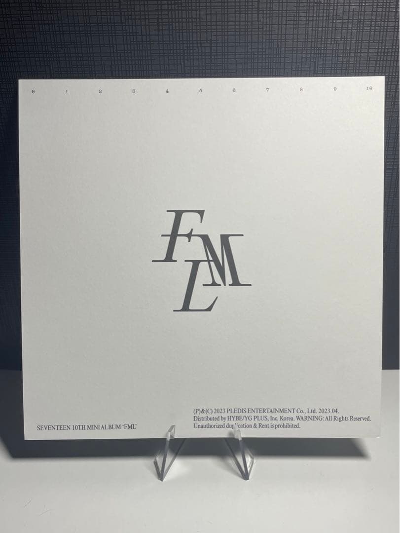 SEVENTEEN FML　ジョンハン　サイン　US限定