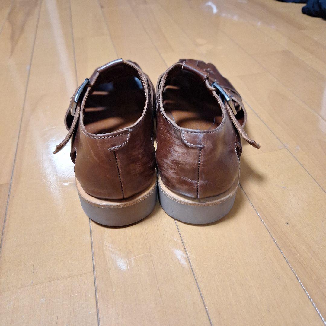 パラブーツ 美品 パシフィック グルカサンダル マロン ブラウン 41サイズ