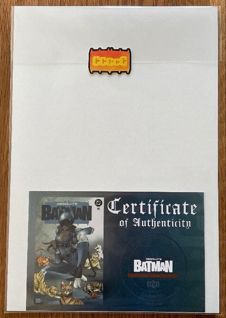 Absolute Batman 13 超レアエクスクルーシブ表紙 アメコミリーフ