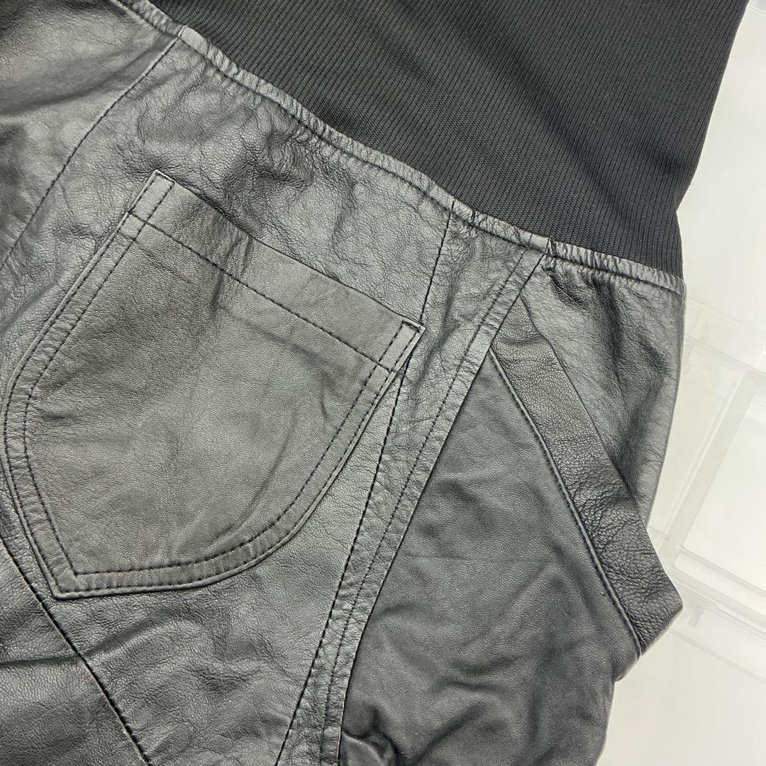 WORCA LEATHER SAROUEL PANTS サルエルパンツ