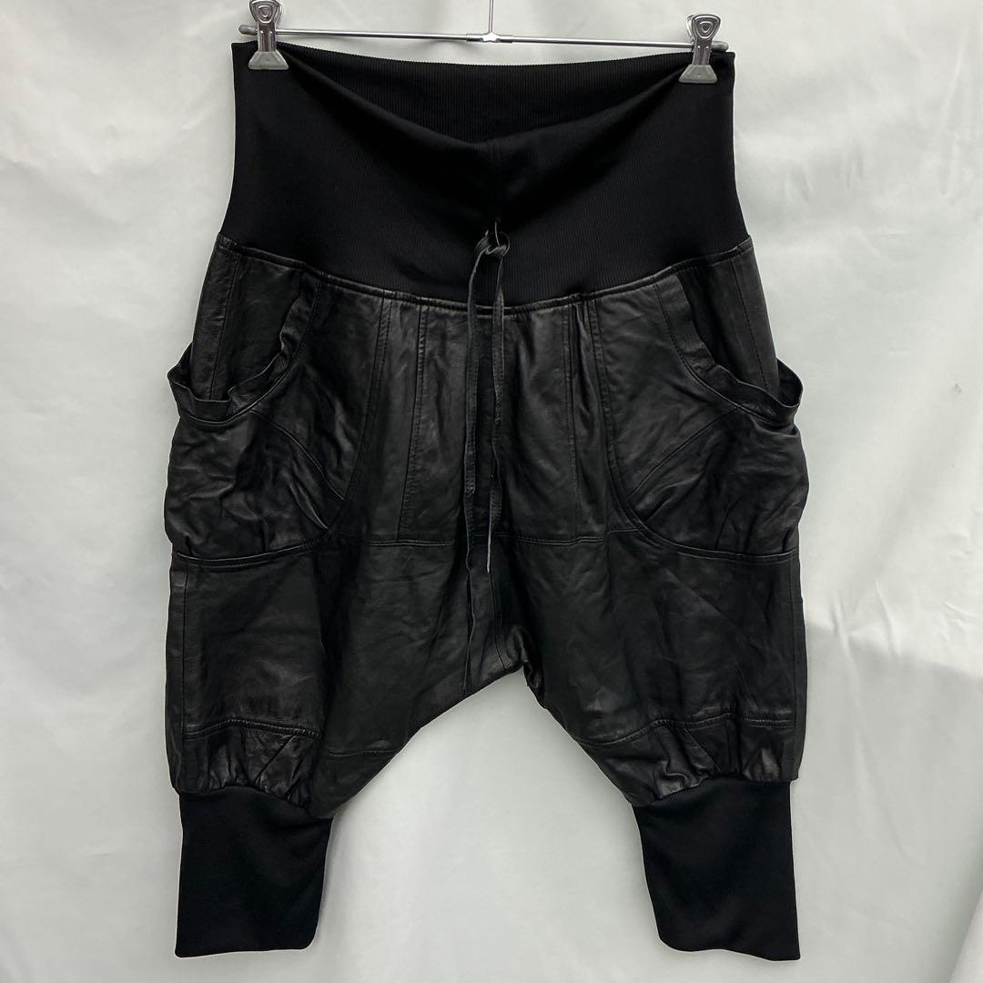 WORCA LEATHER SAROUEL PANTS サルエルパンツ