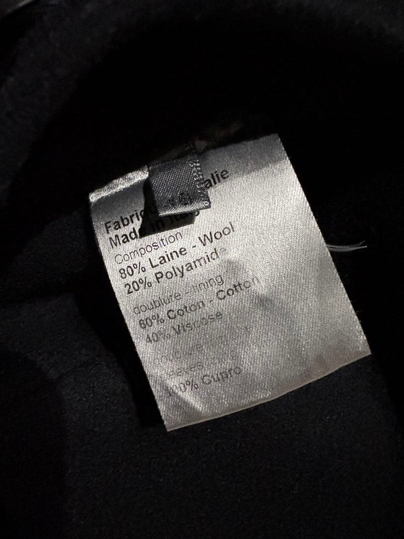 ジャケット・アウター 2008 Dior Homme wool P-coat black