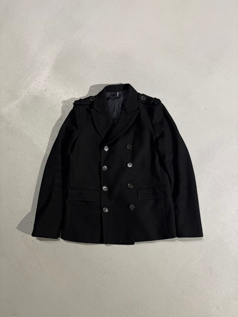 ジャケット・アウター 2008 Dior Homme wool P-coat black