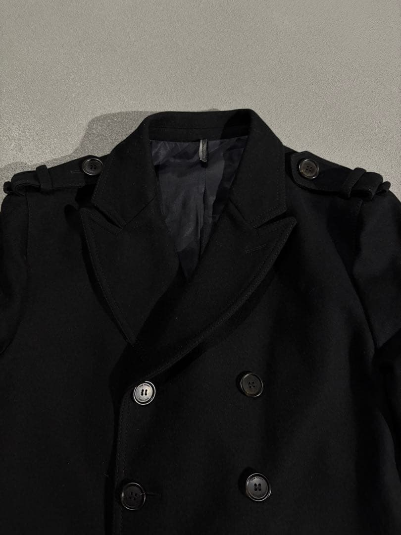 ジャケット・アウター 2008 Dior Homme wool P-coat black