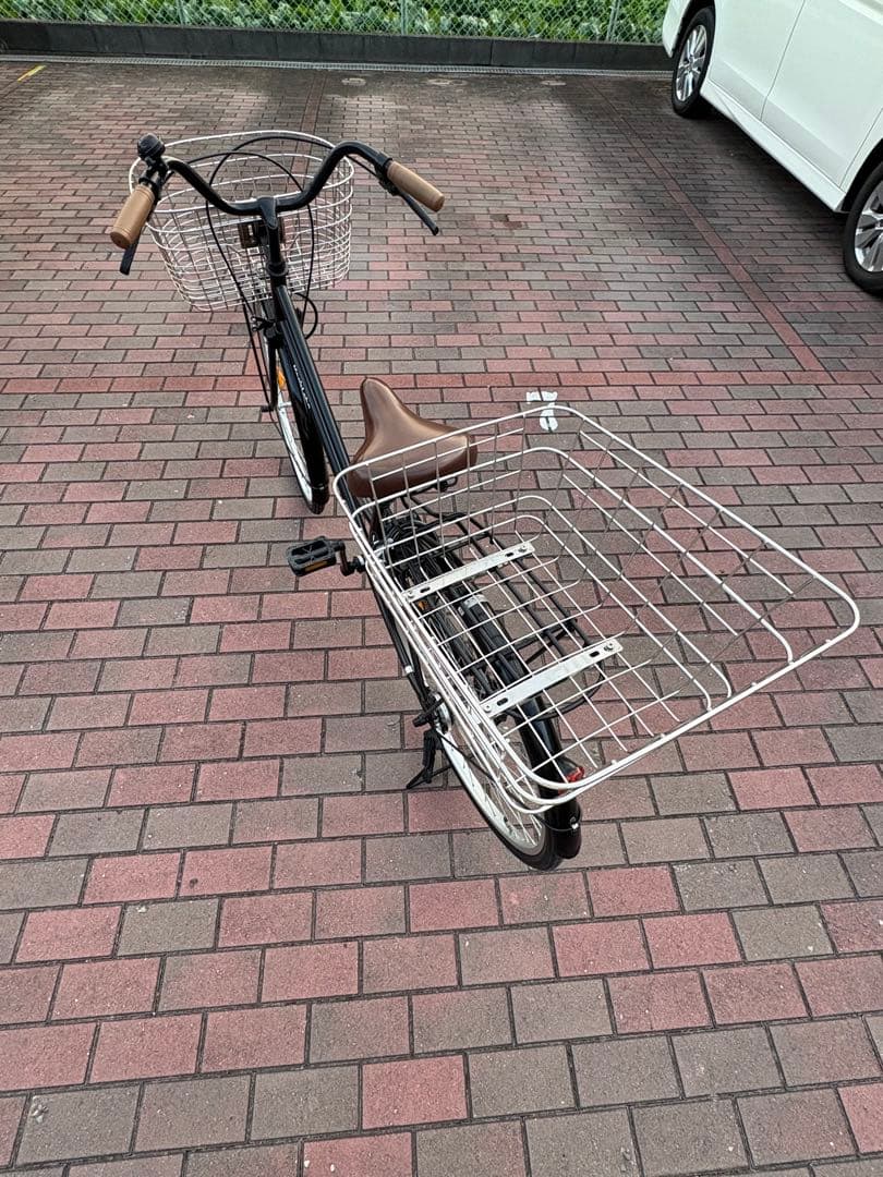 前後ステンレス籠付き、お買い物仕様ママチャリ(26㌅)配達します。(関西圏のみ)