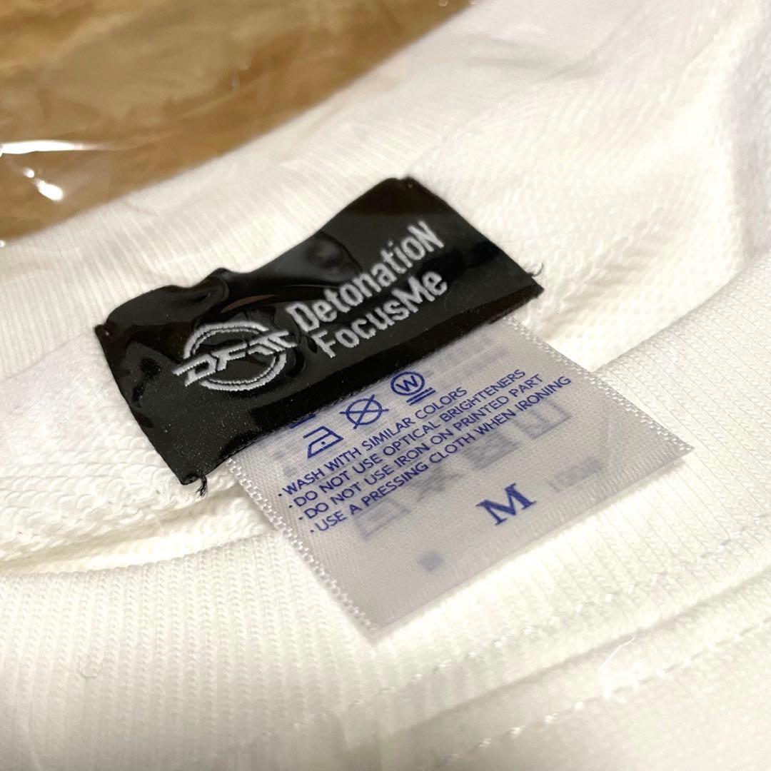 BANCHO × DFM SWEAT 長袖スエット ホワイト/ブルー M