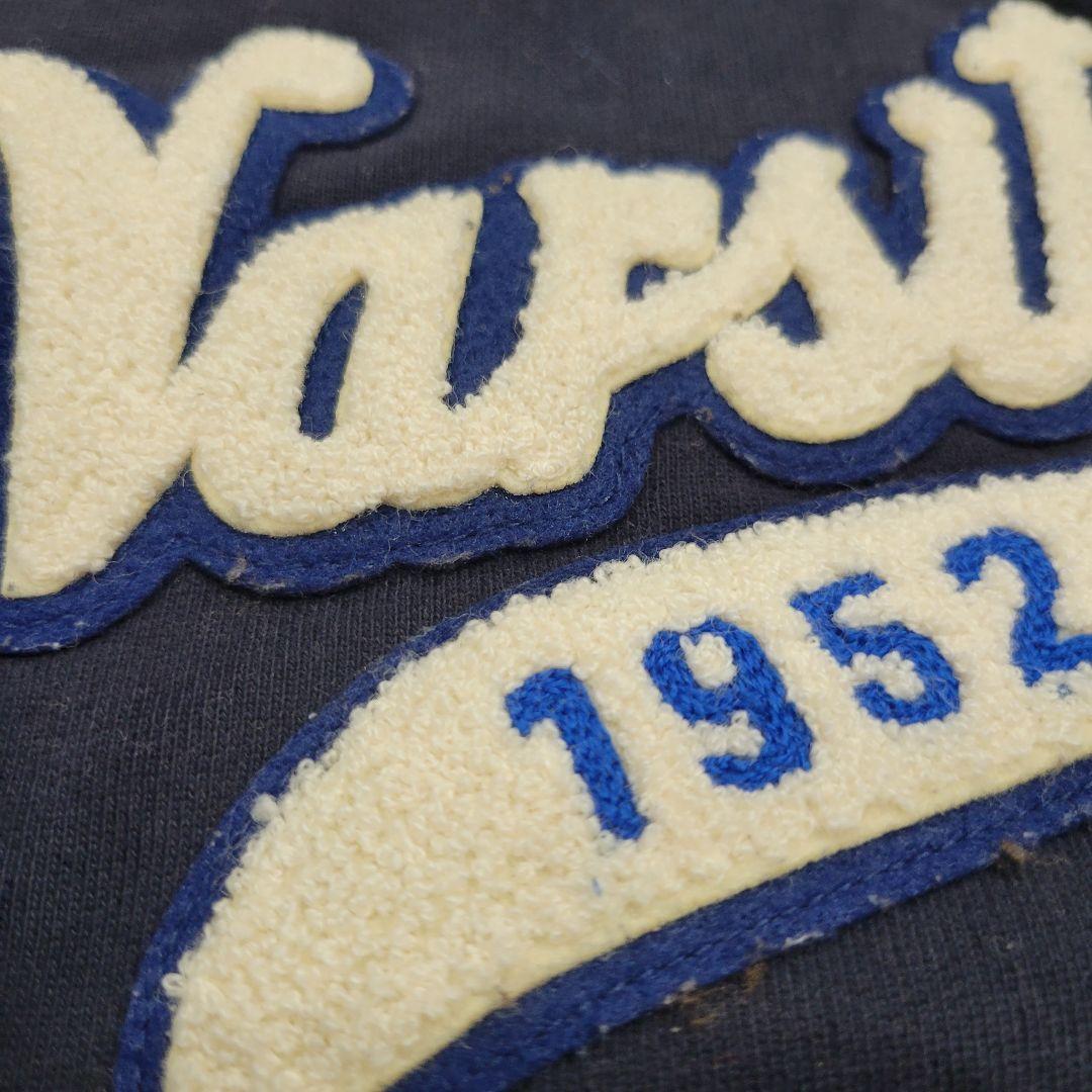 モンクレール　ネイビー　キッズ　トレーナー　ワッペン　ロゴ　スウェット　ロング