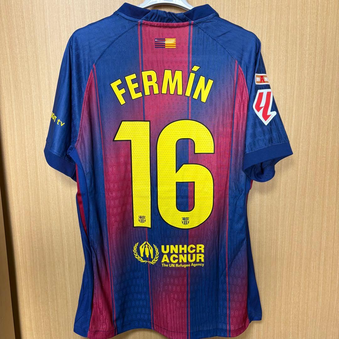 FCバルセロナ 25-26 ホーム ユニフォーム No.16 フェルミン・ロペス