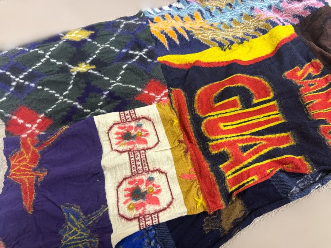 KAPITAL キャピタル パッチワーク ストール マフラー ユニセックス