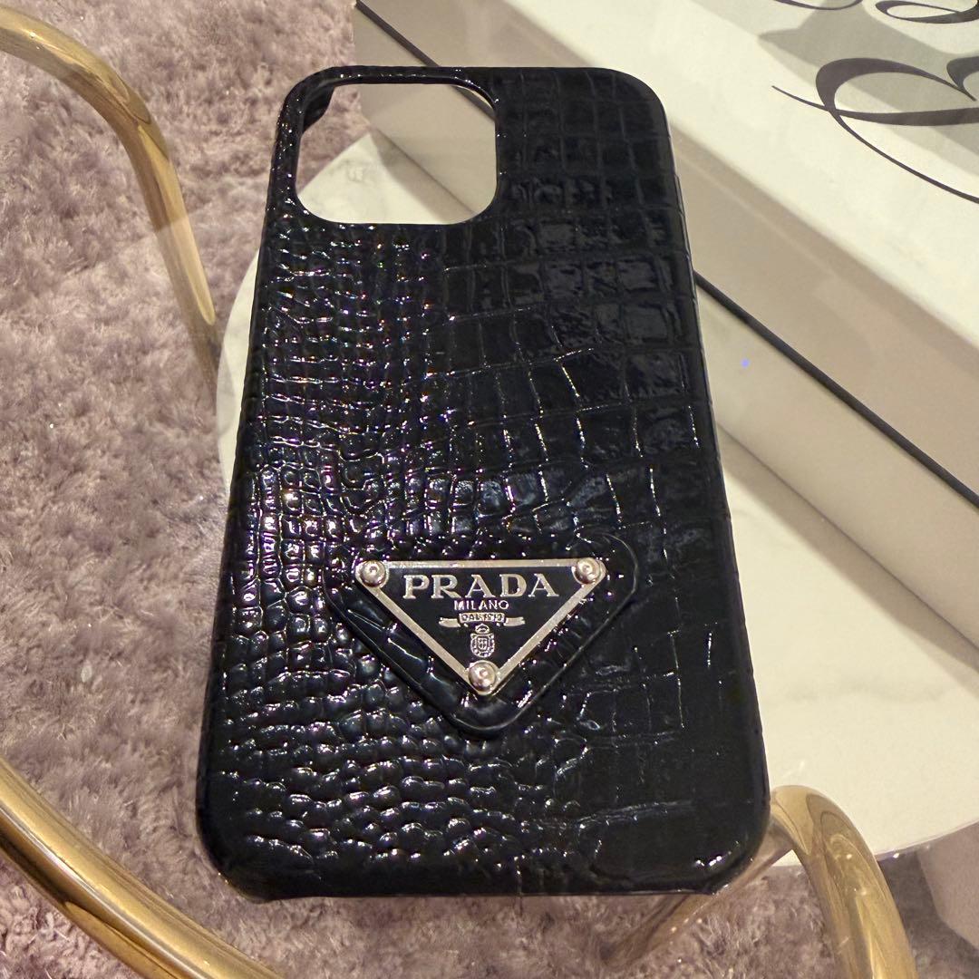 PRADA クロコダイル調 iPhone15ProMAXケース