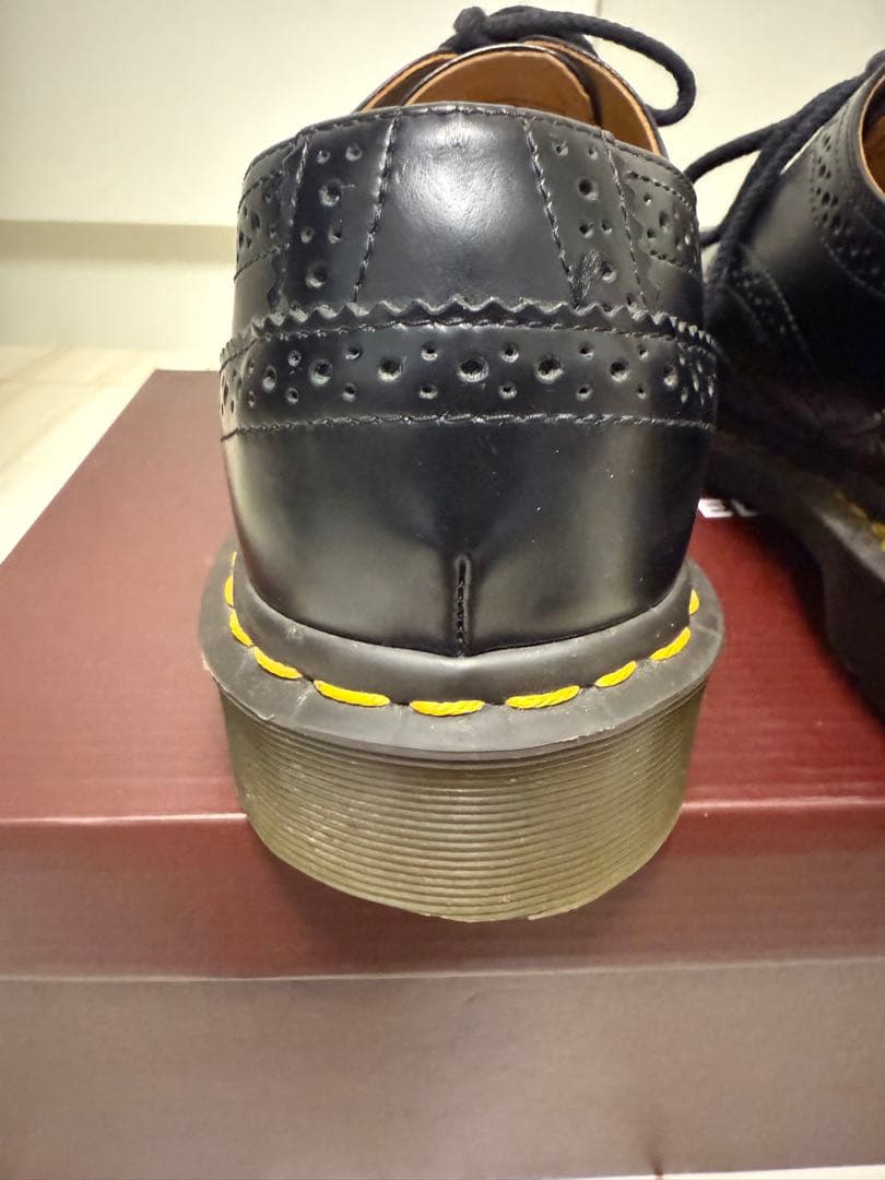 コムデギャルソンオムドゥ×Dr.Marten ウィングチップ革靴 箱無し