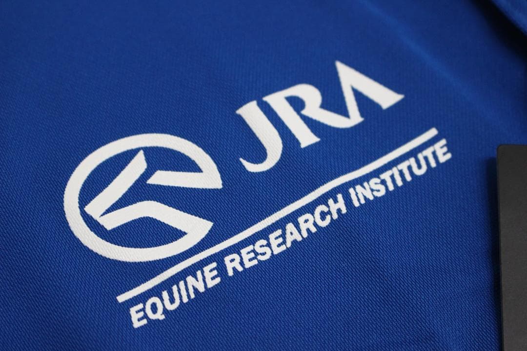 【珍品】　JRA　中央競馬　スタッフ　支給　非売品　ポロシャツ　ロイヤルブルー