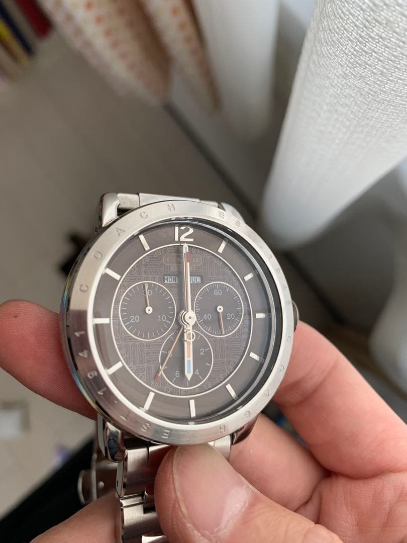 【JAPONiSM】 希少 coach クロノグラフ 腕時計