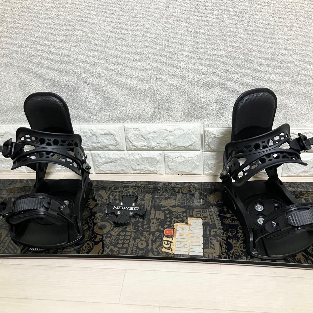 新品バインディング/BURTON CLASHバートンスノーボード151/バック付
