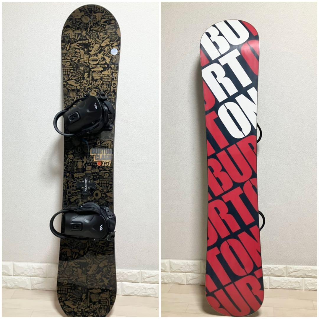 新品バインディング/BURTON CLASHバートンスノーボード151/バック付