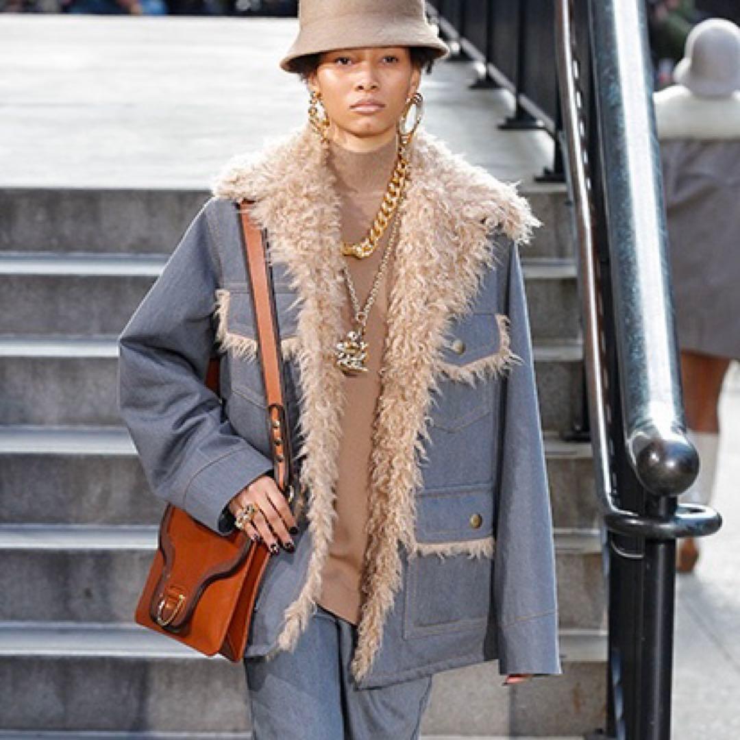 MARC JACOBS デニムファー ジャケットコート y2k