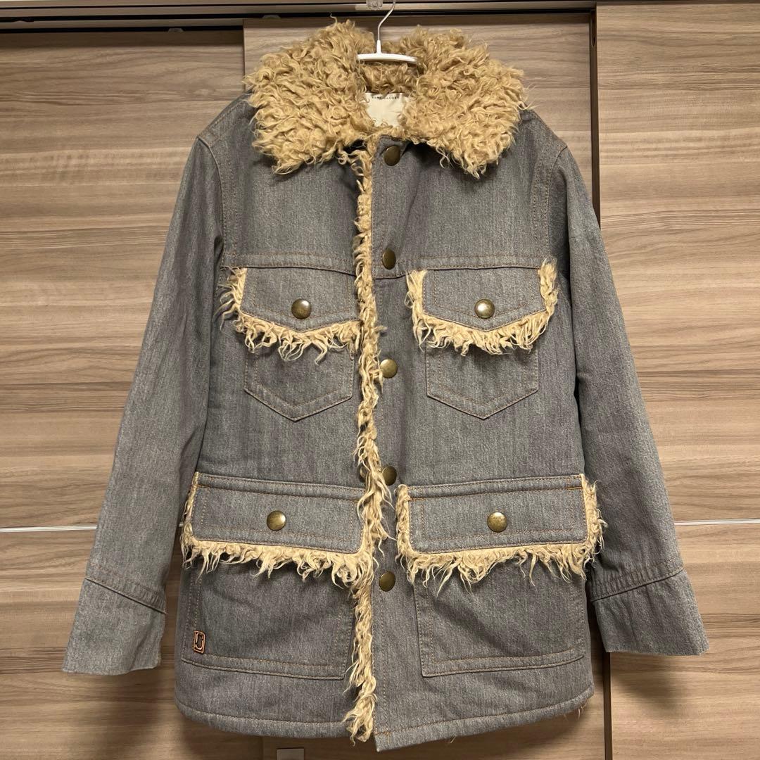 MARC JACOBS デニムファー ジャケットコート y2k