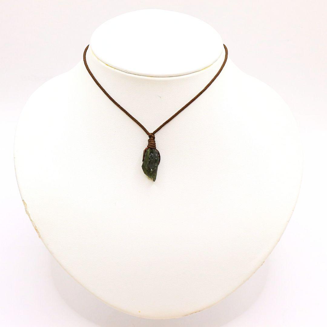 鑑別済 モルダバイト 原石 meteorite129