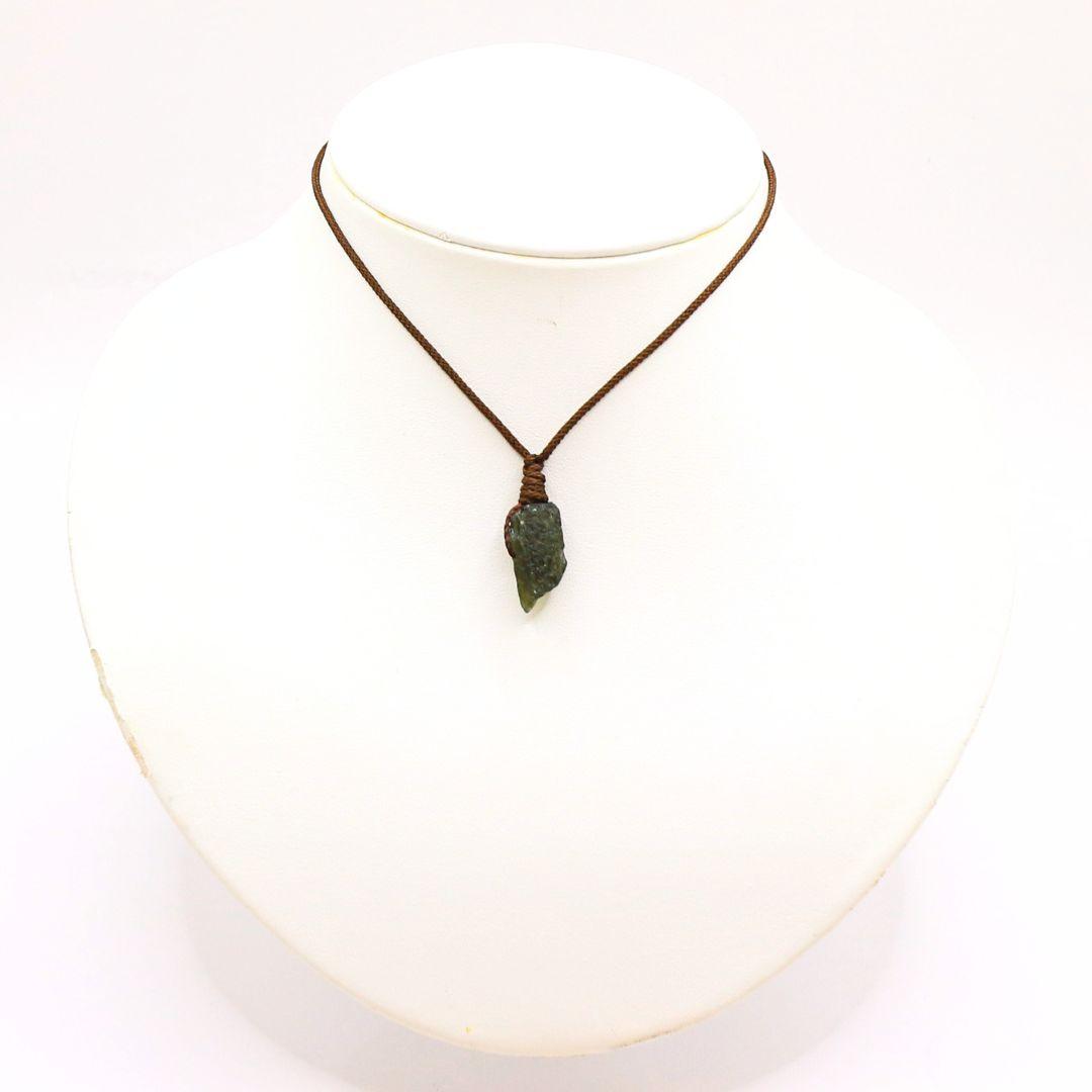 鑑別済 モルダバイト 原石 meteorite129