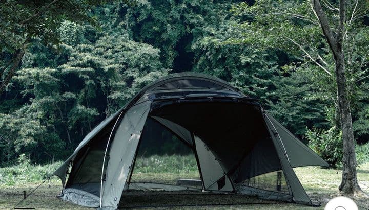 tokyocrafts テンビシェルター ルーフ付 別メーカー跳ね上げポール付