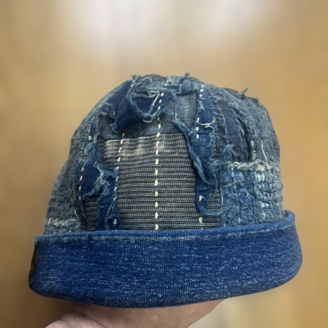 【未使用】Kapital KOUNTRY Boro デニムパッチワーク キャップ