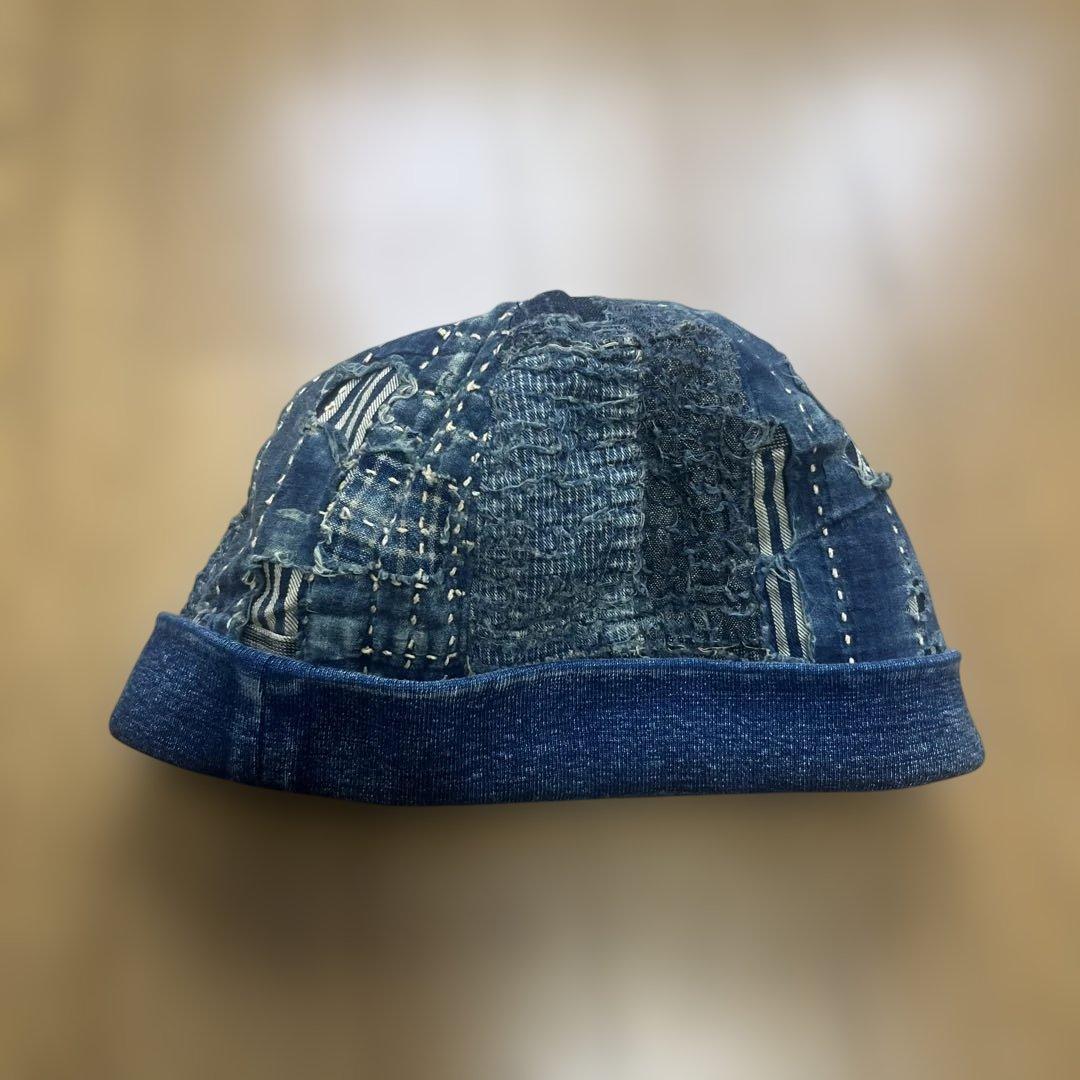 【未使用】Kapital KOUNTRY Boro デニムパッチワーク キャップ