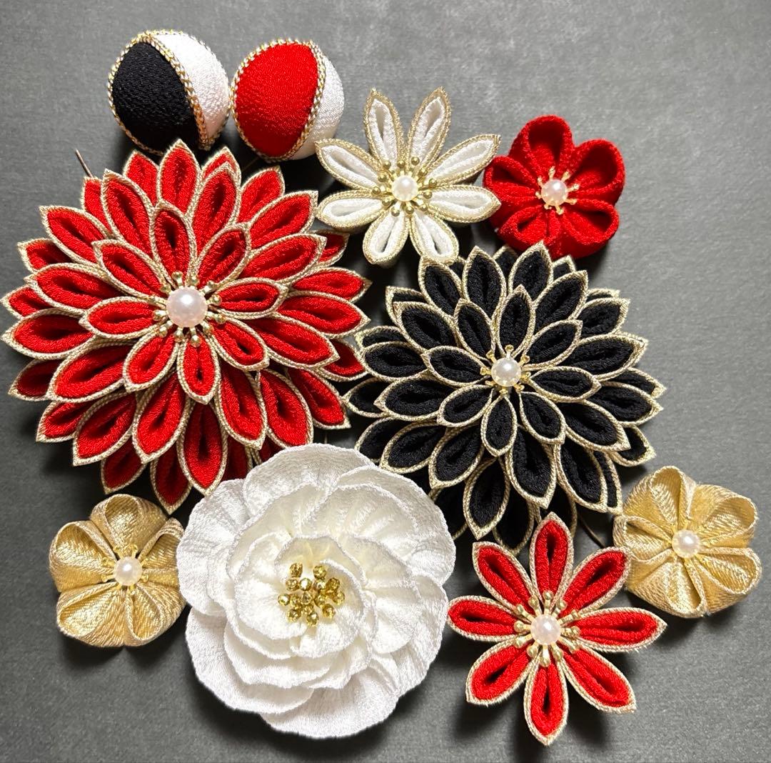 つまみ細工　髪飾り　オーダーページ