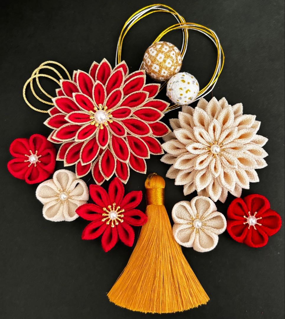 つまみ細工　髪飾り　オーダーページ