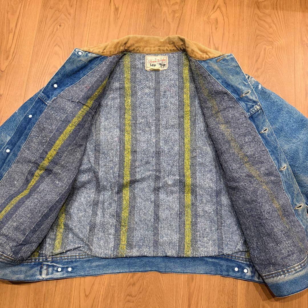 雰囲気◎ 70s Lee ストームライダー デニムジャケット ペンキ ビンテージ