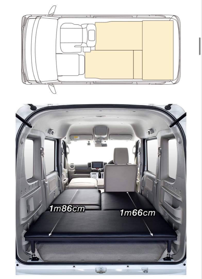 【購入希望の方コメント欄ご確認下さい】エヴリイワゴン　ベットキット　MGR製